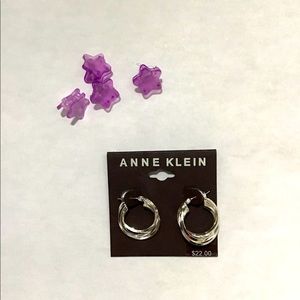 Anne Klein Small Hoop Earrings